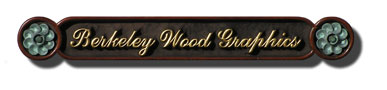 Berkeley Wood Graphics carved wood sign