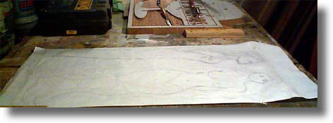 Process of carving a custom figurehead by Carved Wood Signs